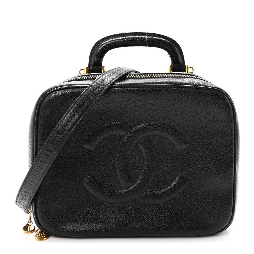 Chanel Caviar Timeless Cc Vanity Case #273475C18B